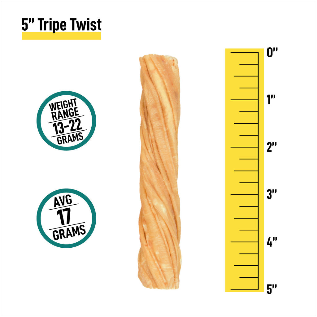 5" Tripe Twists - 6 and 12 Count