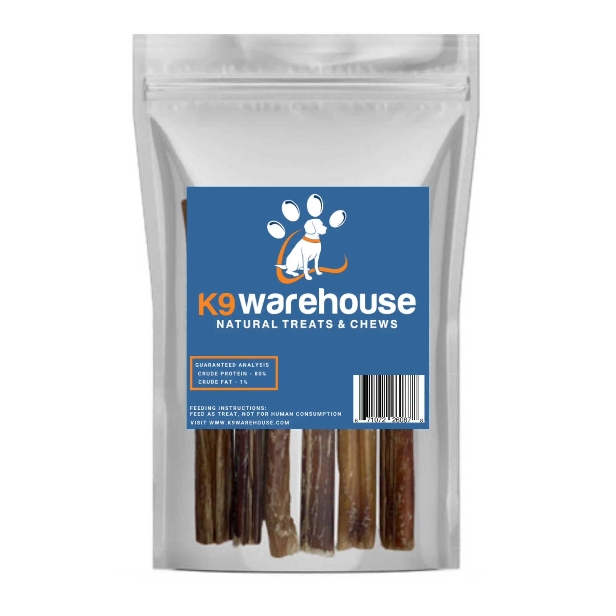 6" Standard Bully Sticks - 6 and 12 Count