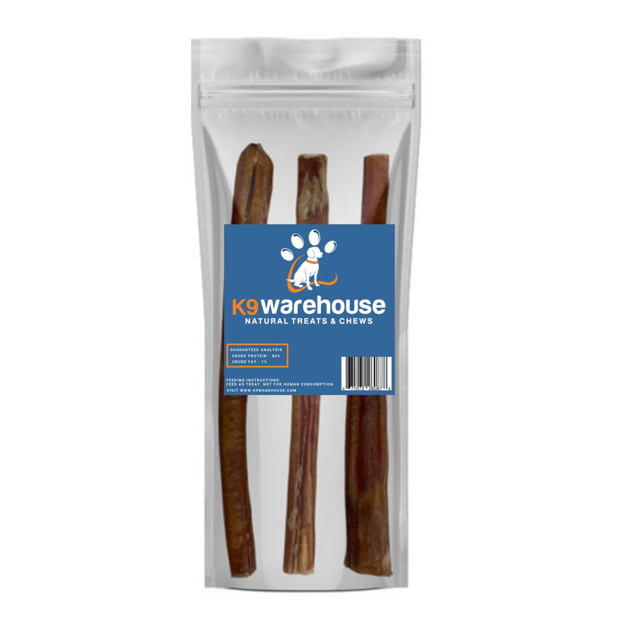12" Jumbo Bully Sticks - 3 Pack