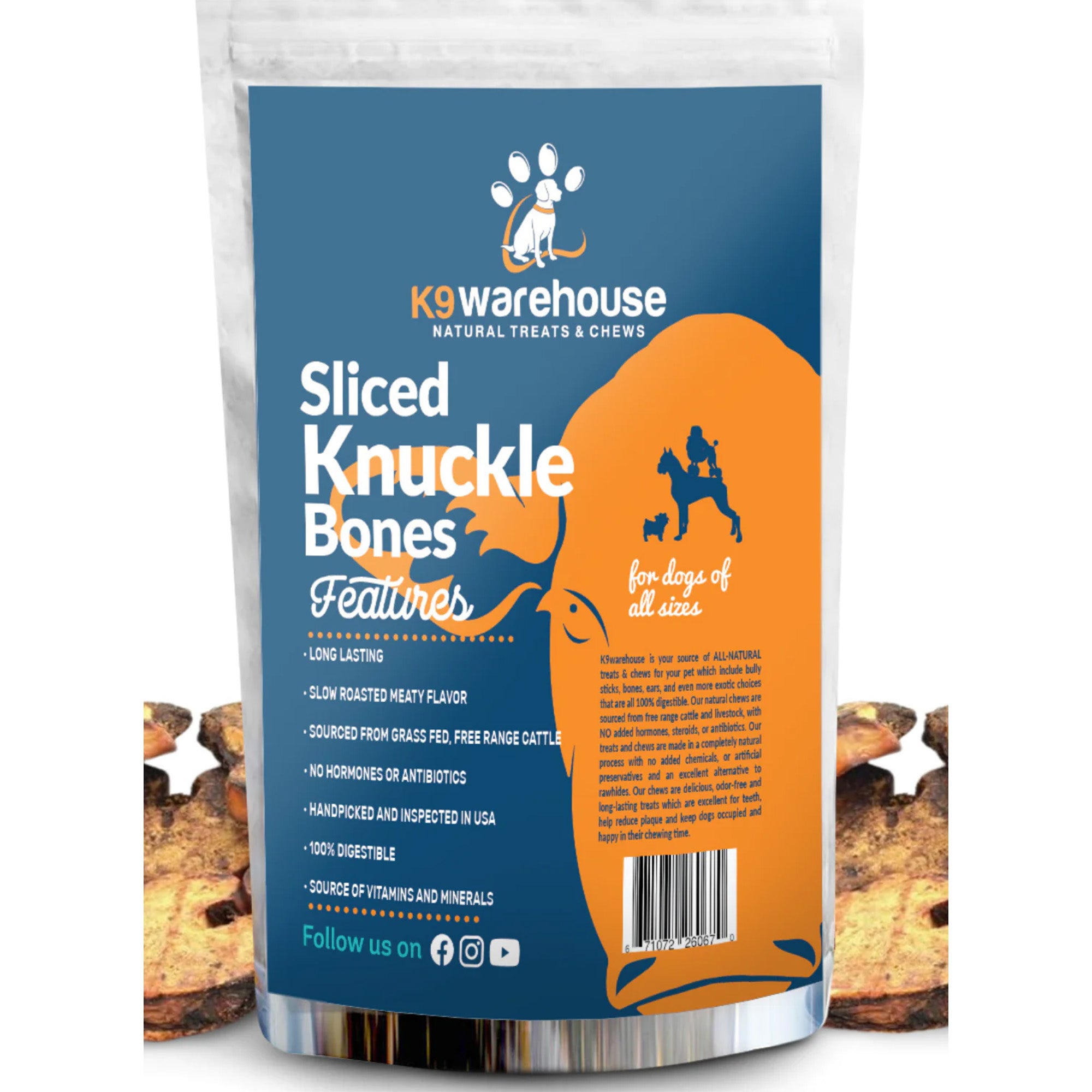 K9warehouse Sliced Knuckle Dog Bones - 4 Pack - K9warehouse Sliced Knuckle Dog Bones - 4 Pack - K9warehouse.com