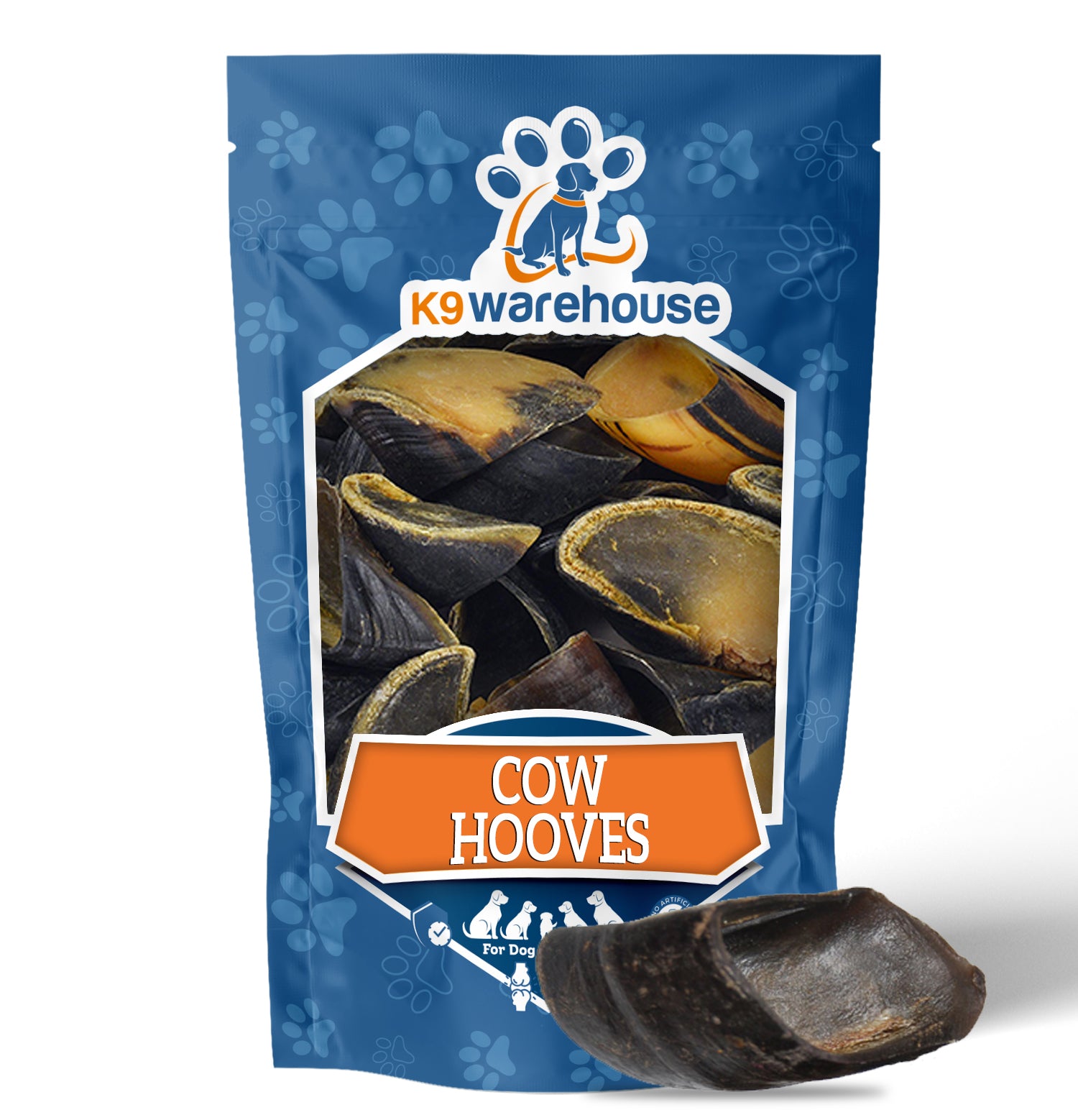 Cow Hooves - 6 and 12 Count - Cow Hooves - 6 and 12 Count - K9warehouse.com