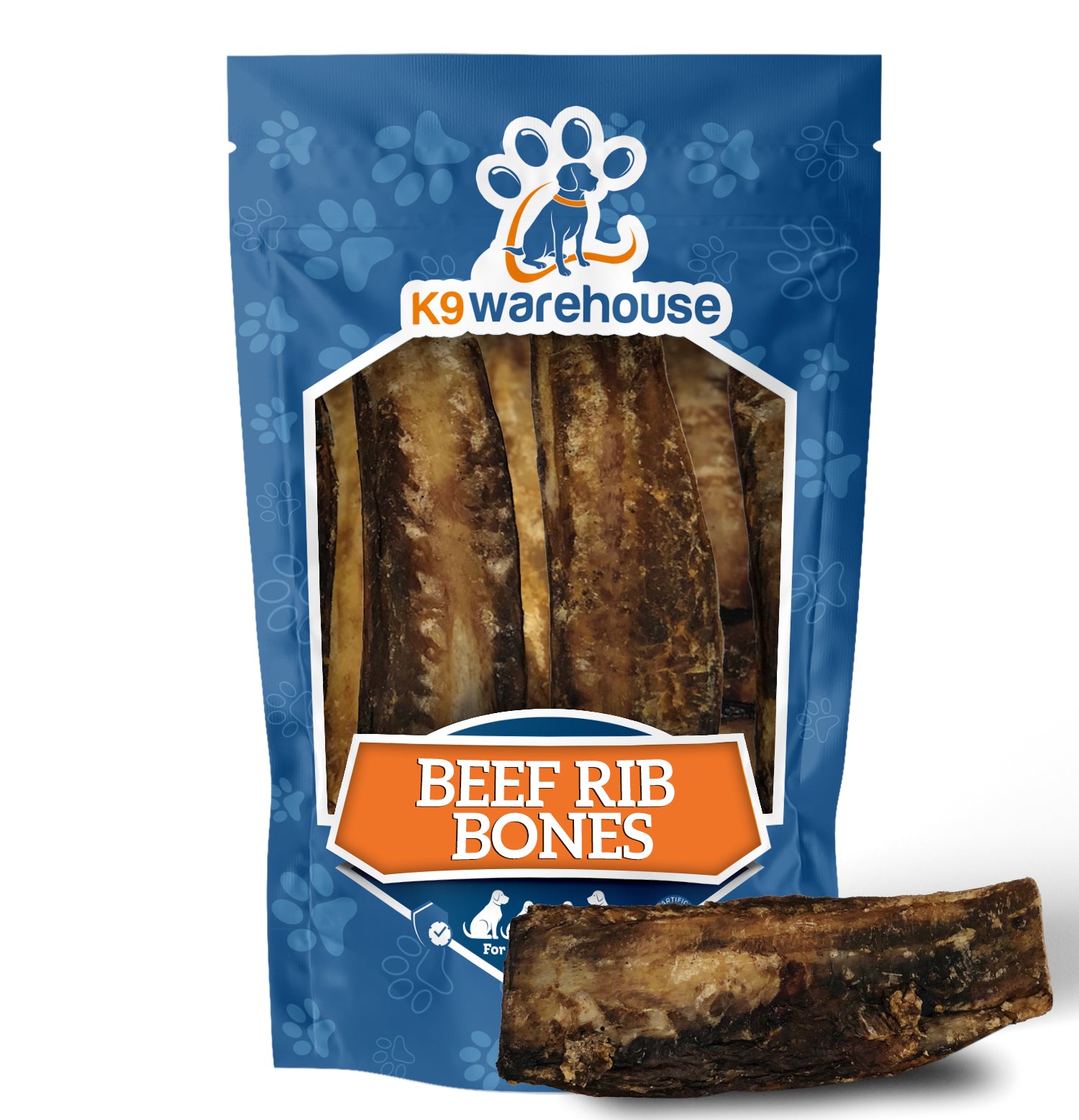 Beef Rib Bones - 8 Pack - K9warehouse.com