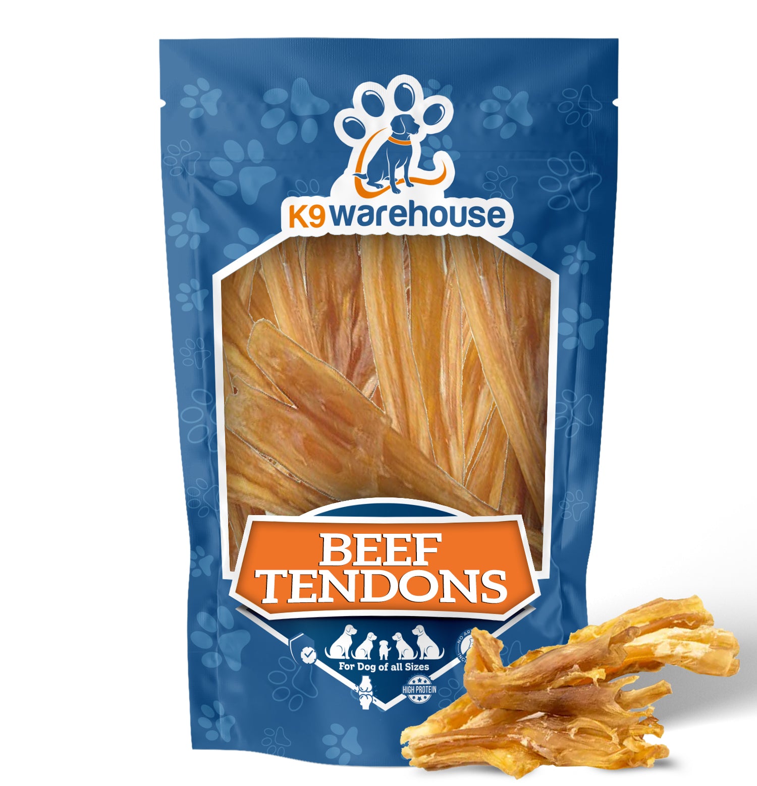 Beef Tendon Chews - 6 and 12 pack - K9warehouse.com