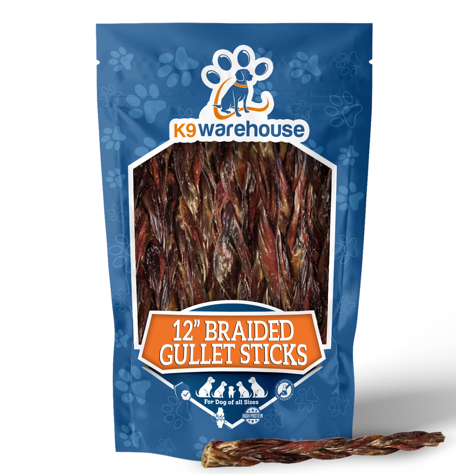 12" Braided Gullet Sticks - 2 Pack