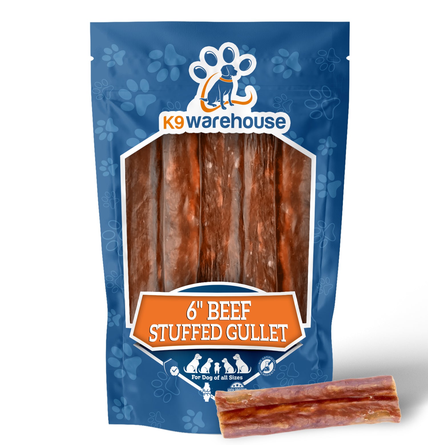 6" Stuffed Gullet Sticks - 6 Count